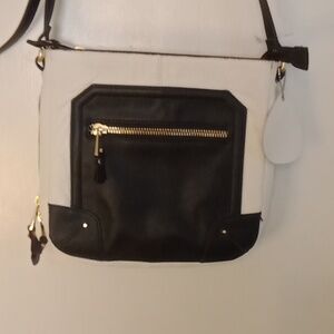 Envy Two Tone Leather Shoulder Bag